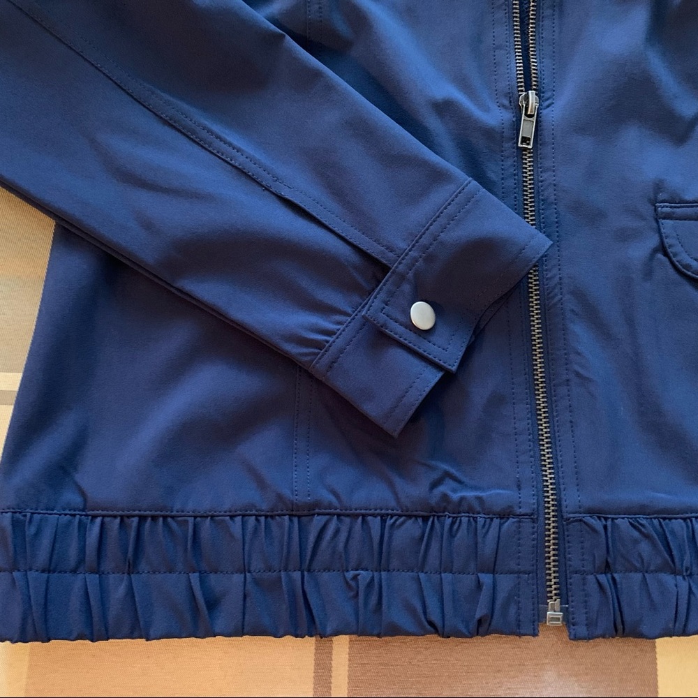 Weekends By Chicos Lightweight Jacket Front Zip G… - image 3